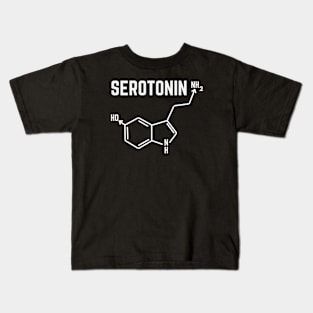 Serotonin Molecule Kids T-Shirt